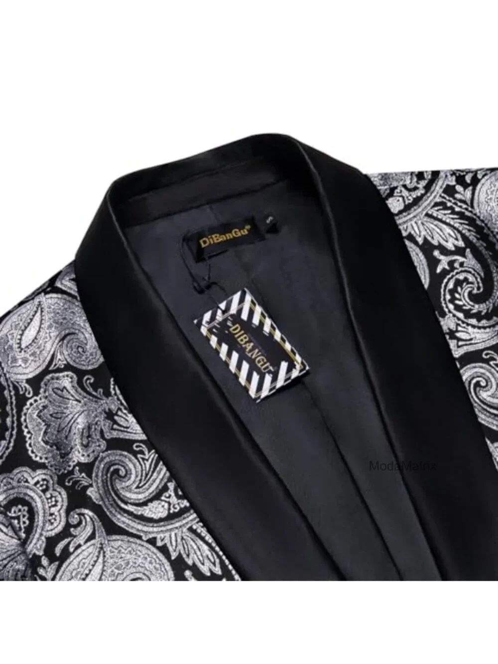 Men's Silk Paisley Blazer Shawl Lapel Sport Coat